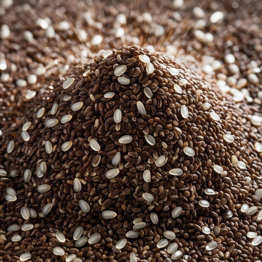 Chia seeds Fiber Diet Foods